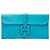 Borsa a pochette Hermès Jige Elan 29 in pelle Swift blu