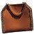 Stella Mc Cartney Tiny Falabella Stella McCartney en cuir marron avec chaîne dorée