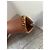 Stella Mc Cartney Tiny Falabella Stella McCartney en cuir marron avec chaîne dorée - vue 10
