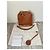 Stella Mc Cartney Tiny Falabella Stella McCartney en cuir marron avec chaîne dorée - vue 3