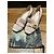 Zapatos de tacón Gucci Marmont con flecos en ante rosa - vista 7