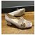 Zapatos de tacón Gucci Marmont con flecos en ante rosa - vista 8