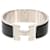 Bracelet Hermès Clic Clac H Noir Argenté  - vue 1