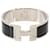 Bracelet Hermès Clic Clac H Noir Argenté  - vue 1