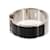 Bracelet Hermès Clic Clac H Noir Argenté  - vue 3