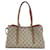 Borsa Gucci GG Emblem Beige Marrone scuro - vista 2