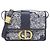 Borsa a tracolla Christian Dior REVERSE TOILE DE JOUY Blu