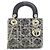 Borsa Christian Dior Lady Mini Nero Bianco