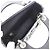 Borsa Christian Dior Lady Mini Nero Bianco - vista 7