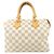 Borsa Boston Louis Vuitton Damier Azur Speedy 25cm Bianco Blu
