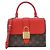 Borsa Louis Vuitton Monogram Rocky BB Marrone Rosso