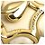 Pendente Chanel Camélia in oro giallo 18K - vista 5