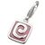 Bulgari Pendente Bvlgari in rodocrosite e oro bianco 18K - vista 2