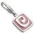 Bulgari Pendente Bvlgari in rodocrosite e oro bianco 18K - vista 3