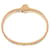 Hermès Bracelet Jonc Hermes Charniere PM Noir Or Doré  - view 5