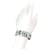 Hermès Pulsera Rígida Hermes HERMES Email GM Plata Multicolor  - vista 5