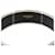 Hermès Brazalete Rígido Hermes Email GM Negro Plata Blanco  - vista 4