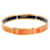 Hermès Bracelet Jonc Hermes Email PM Doré Orange  - vue 1