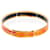 Hermès Bracelet Jonc Hermes Email PM Doré Orange  - vue 3