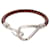 Hermès Hermes Jumbo H Charm Bracelet Brown Black Silvery  - view 1