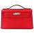 Hermès Pochette Kelly Swift in Red Rosso