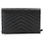 Saint Laurent Cassandre Envelope Chain Wallet Schwarz - Ansicht 2