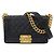 Borsa a tracolla Chanel Boy Small con catena Nero