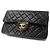 Borsa a tracolla Chanel Matelasse 23 con catena Nero - vista 9