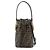 Borsa a mano 2 vie Fendi Zucca Mon Tresor Marrone Nero