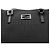 Fendi Zucchino Canvas und Leder Tote Handtasche Schwarz - Ansicht 9