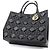 Borsa Book Tote Christian Dior Medium Nero - vista 9