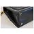 Borsa Chanel Trapeze a Patta in Pelle Matelassé Nera Nero - vista 7