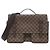 Borsa a tracolla Louis Vuitton Damier Broadway Marrone