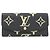 Louis Vuitton Bicolor Monogram Empreinte Portefeuille Emilie Wallet Nero Beige