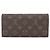 Louis Vuitton Monogram Portefeuille Emilie Wallet Marrone - vista 2