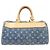 Borsa Louis Vuitton Monogram Denim Neo Speedy Blu - vista 2