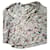 Isabel Marant Top de seda estampado Blanco Multicolor
