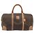 Céline Celine Vintage Duffle Macadam Coated Canvas Large Marrone