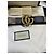 Cintura Gucci GG Marmont Marrone Monogramma - vista 3