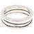 Bulgari Anello Bvlgari B.zero1 a 3 bande in oro bianco - vista 2