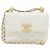 Portamonete Chanel in vitello bianco