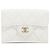 Cartera tri-fold Chanel Timeless Classic Line AP0230 Blanco