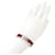 Hermès Hermes Clic H PM Bangle in Red and Silver Silvery  - view 8