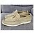 Mocassini Loro Piana Summer Walk in camoscio beige - vista 3