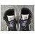 Sneakers alte Chanel in pelle bianca e nera Nero Bianco - vista 10