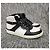 Sneakers alte Chanel in pelle bianca e nera Nero Bianco - vista 4