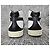Sneakers alte Chanel in pelle bianca e nera Nero Bianco - vista 8