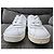 Sneakers Chanel in pelle bianca Bianco - vista 9