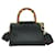 Gucci Nymphaea Top Handle Leather Small Nero
