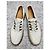 Scarpe Derby stringate in pelle verniciata bianca Christian Dior Bianco - vista 2